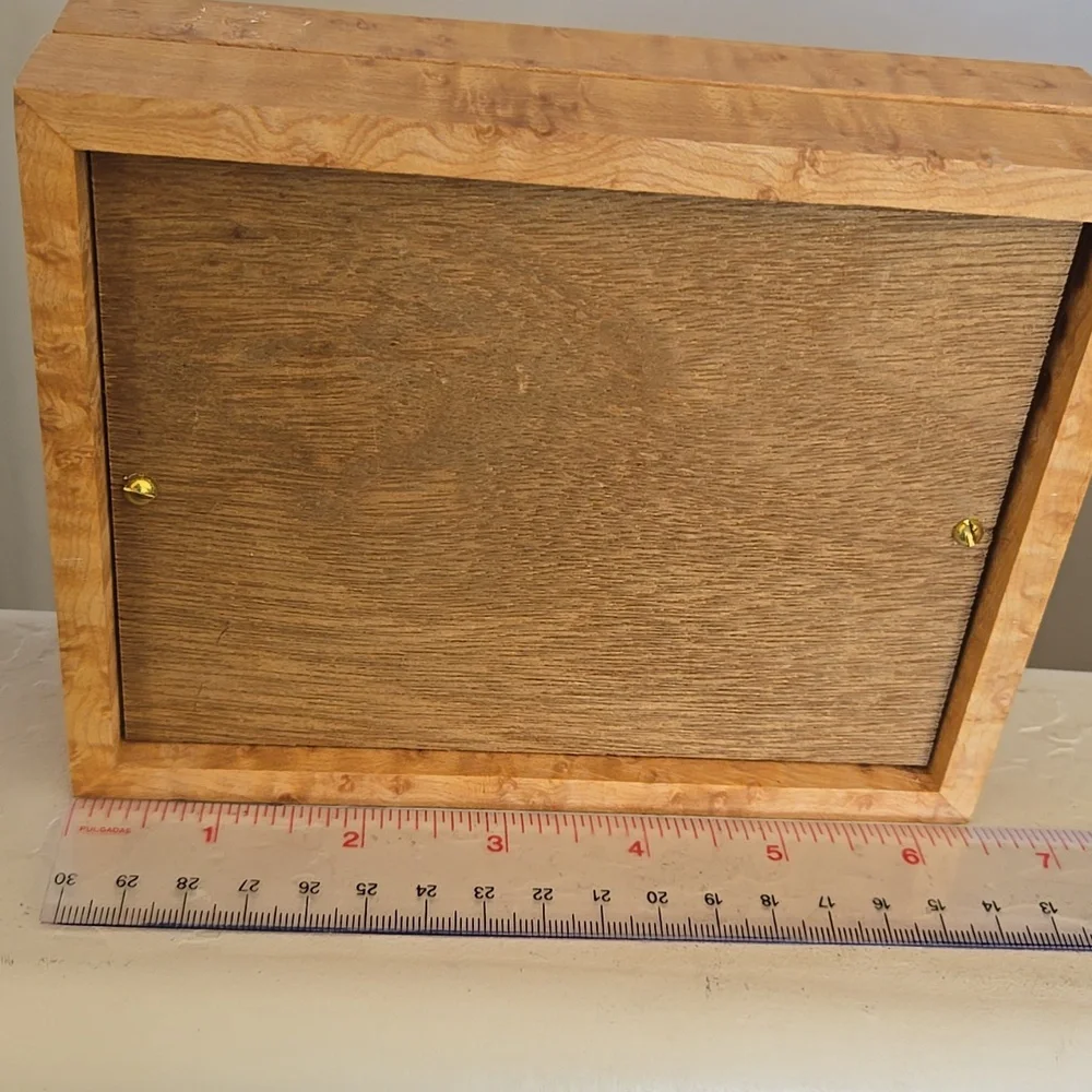Handcrafted Birdseye Maple Folding Pictureframe